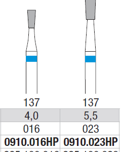 Edenta Tungsten Carbide Cross-Cut Bur 137 (HP)