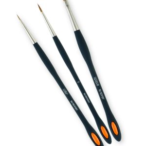 Renfert Lay:Art Style ceramic brush, natural hair, Soft Touch handle