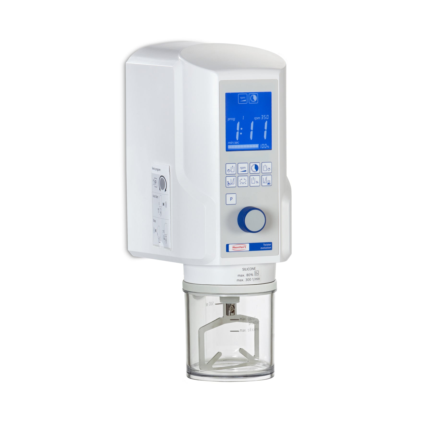 Renfert Twister Evolution vacuum mixing unit for dental labs