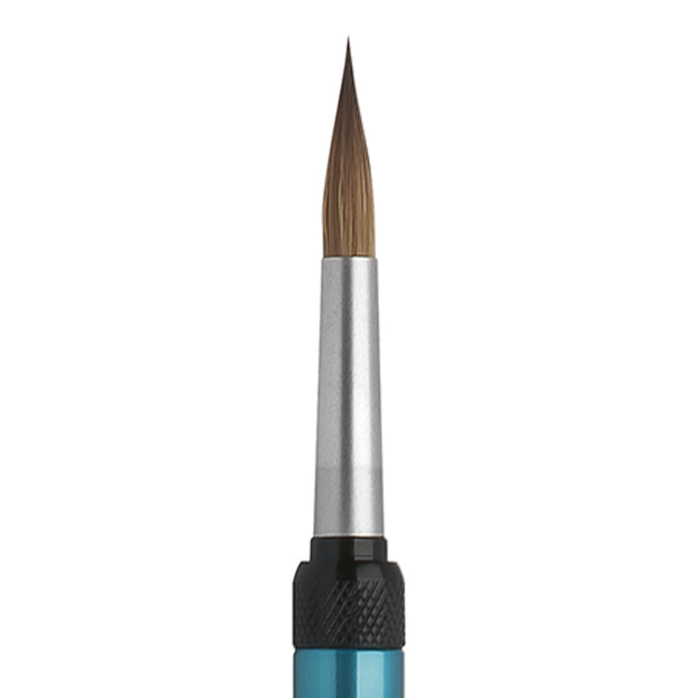 FINO Ceramic Brush Tip Springline #8, anthracite, anodized aluminium handle