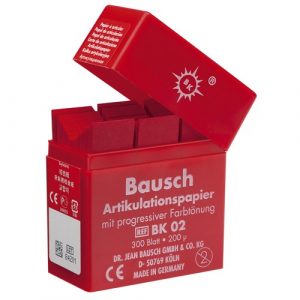 Articulating Paper Red BK02, 200 micron, plastic casket, 300 sheets