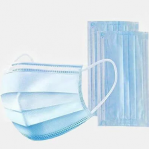 FACE MASKS 3PLY BLUE WITH EAR LOOP 50pcs
