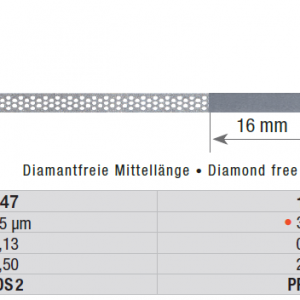 DIAMOND IPR STRIP NON SERRATED PERFORATED