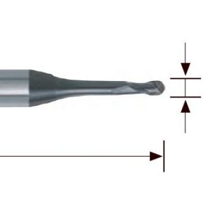 Aidite PMMA milling bur, cemented carbide, for Amann Girrbach milling systems