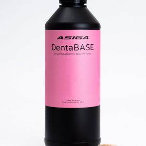 Asiga DentaBASE Denture Base Resin, natural pink, for digital denture bases