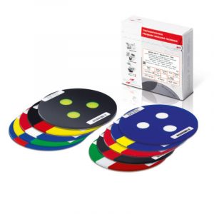 Scheu Bioplast Multi Colour 125mm round discs for mouthguards and positioners