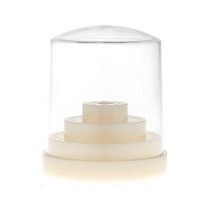 Dental Bur Holder with Clear Dome Cover – 48 and 60 Hole Configurations
