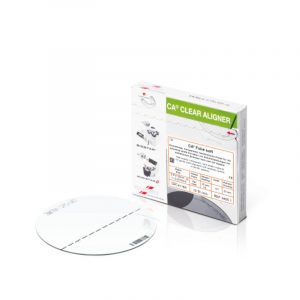 Scheu CA-Foil clear aligner foil, 125mm round, CA system labelling