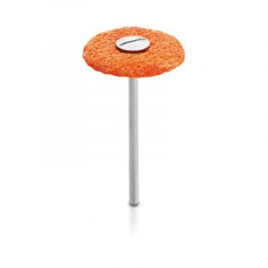 Scheu Dimo Finishing Wheels, elastomer trimming wheel with mandrel