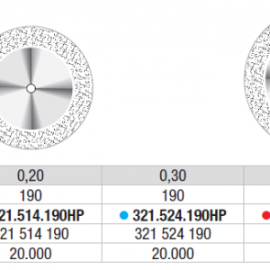 DIAMOND DISC 321 DSP FINE FLEX 19X0.20mm