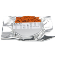 Erkodent Erkodur Square thermoforming sheet, clear, 10pcs