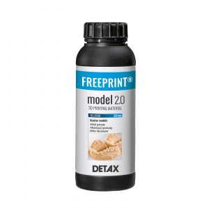 DETAX Freeprint Model 2 385nm dental 3D printing resin 1kg bottle