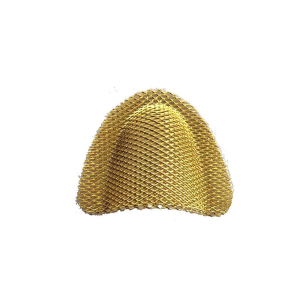 Metal mesh denture strengthener for upper denture reinforcement