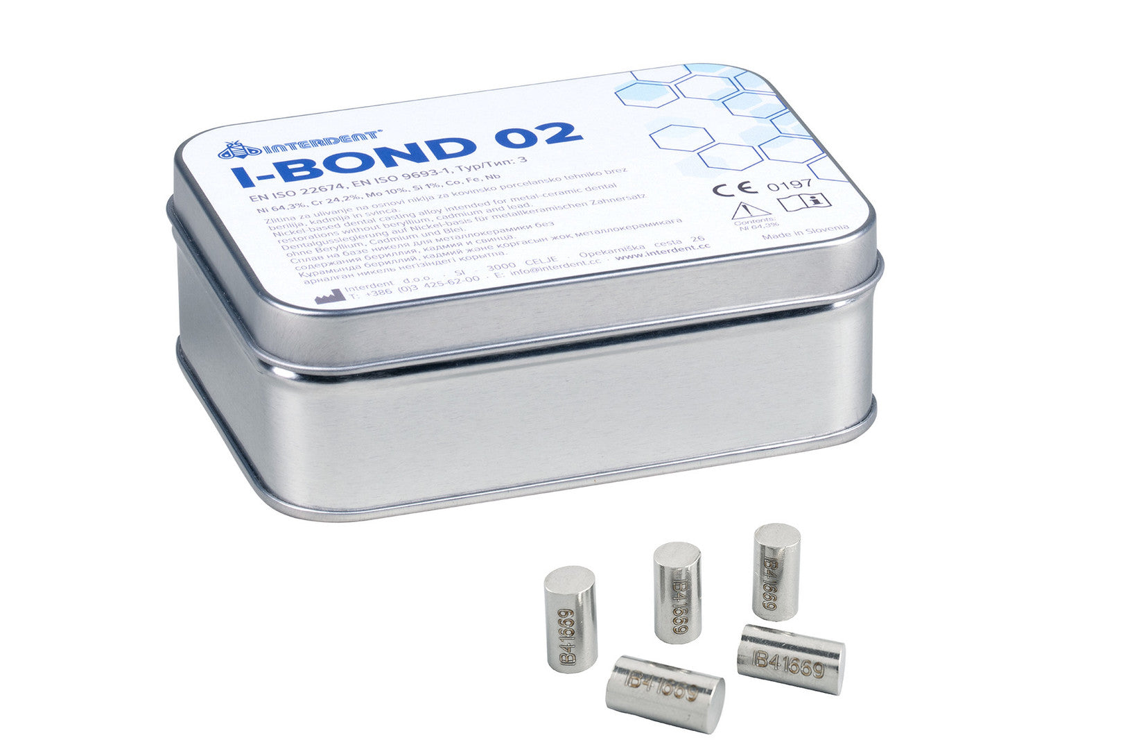 METAL CASTING ALLOY I-BOND 02 INTERDENT