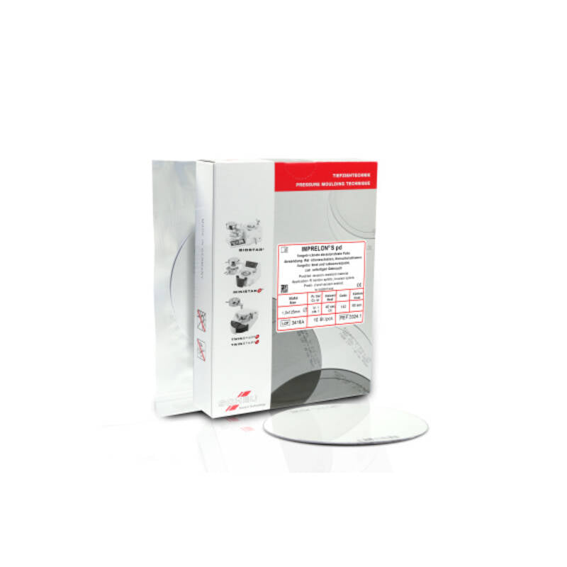 Scheu Imprelon S Clear thermoforming sheet, hard, 125mm round, 10pcs