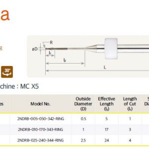 HANSONG MILLING BUR SIRONA MC X5 - ZIRCONIA