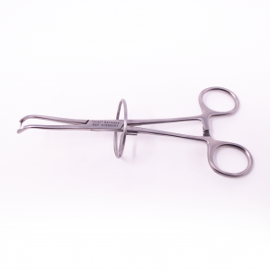 HAEMOSTAT FORCEPS CURVED SPOT CLIP