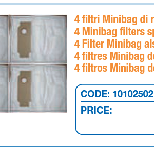 EXTRACTION UNIT BAG TISSI 4 PACK MINIBAG