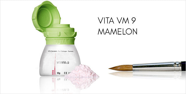 Vita VM9 Mamelon feldspar ceramic for zirconia framework restorations
