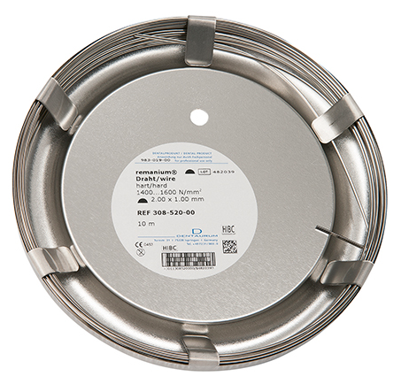 HALF ROUND WIRE 2.0X1.0mm 10m REMANIUM 308-520-00