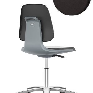 CHAIR LABSIT BIMOS SWIVEL BLACK ANTHRICITE INTEGRAL FOAM POLISHED BASE