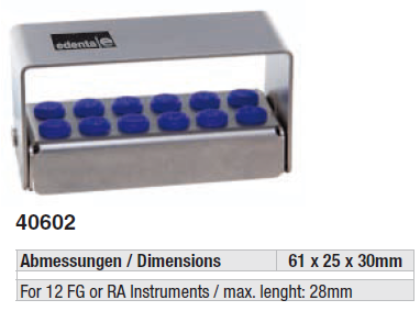 BUR HOLDER 12 HOLE FG OR RA