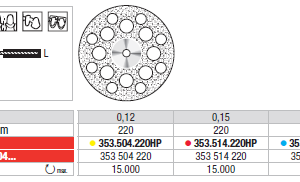 DIAMOND DISC 353 DSP FINE FLEX PREF 22X0.15mm EDENTA