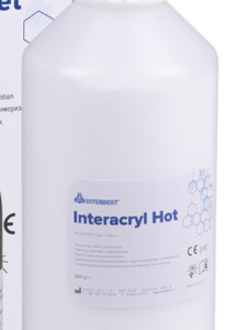 HEAT CURE POWDER & LIQUID INTERACRYL TRANSPARENT INTERDENT