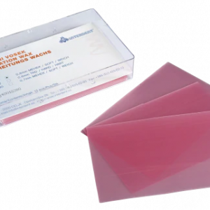 Interdent preparation wax sheets, pink-transparent, 120x80mm