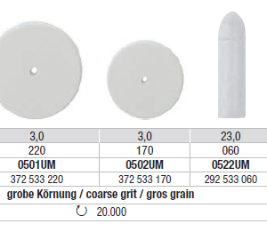 RUBBER WHEEL WHITE UNIVERSAL INTRAPOL EDENTA