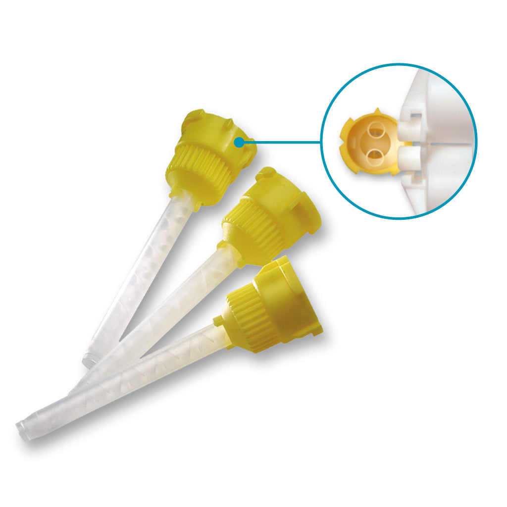 MIXING TIPS YELLOW 1:1 4.0mm 20pcs