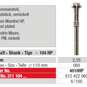 MOORS MANDREL HP