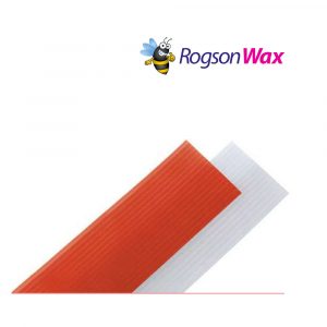 Rogson MDC utility wax, red and white round strips, 5 sheets