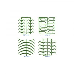 PREFORMED WAX CLASPS INTERDENTWAX PATTERNS