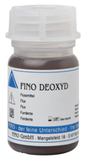 Fino Flux Deoxyd soldering flux, 80g, for precious metal alloys