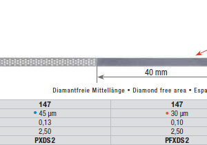 DIAMOND IPR STRIP SERRATED PERFORATED