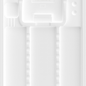 INSTRUMENT TRAY PLASTIC DISPOSABLE DIVIDED WHITE KNURLED 400pcs