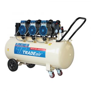 AIR COMPRESSOR OILFREE DIRECT DRIVE 150LT 3300W SILENT PISTON - 02-MCFRC256 720L