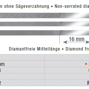 DIAMOND IPR STRIP NON SERRATED