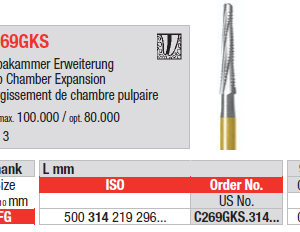BUR FG ENDO SURGICAL CUTTER 1.6 1pcs
